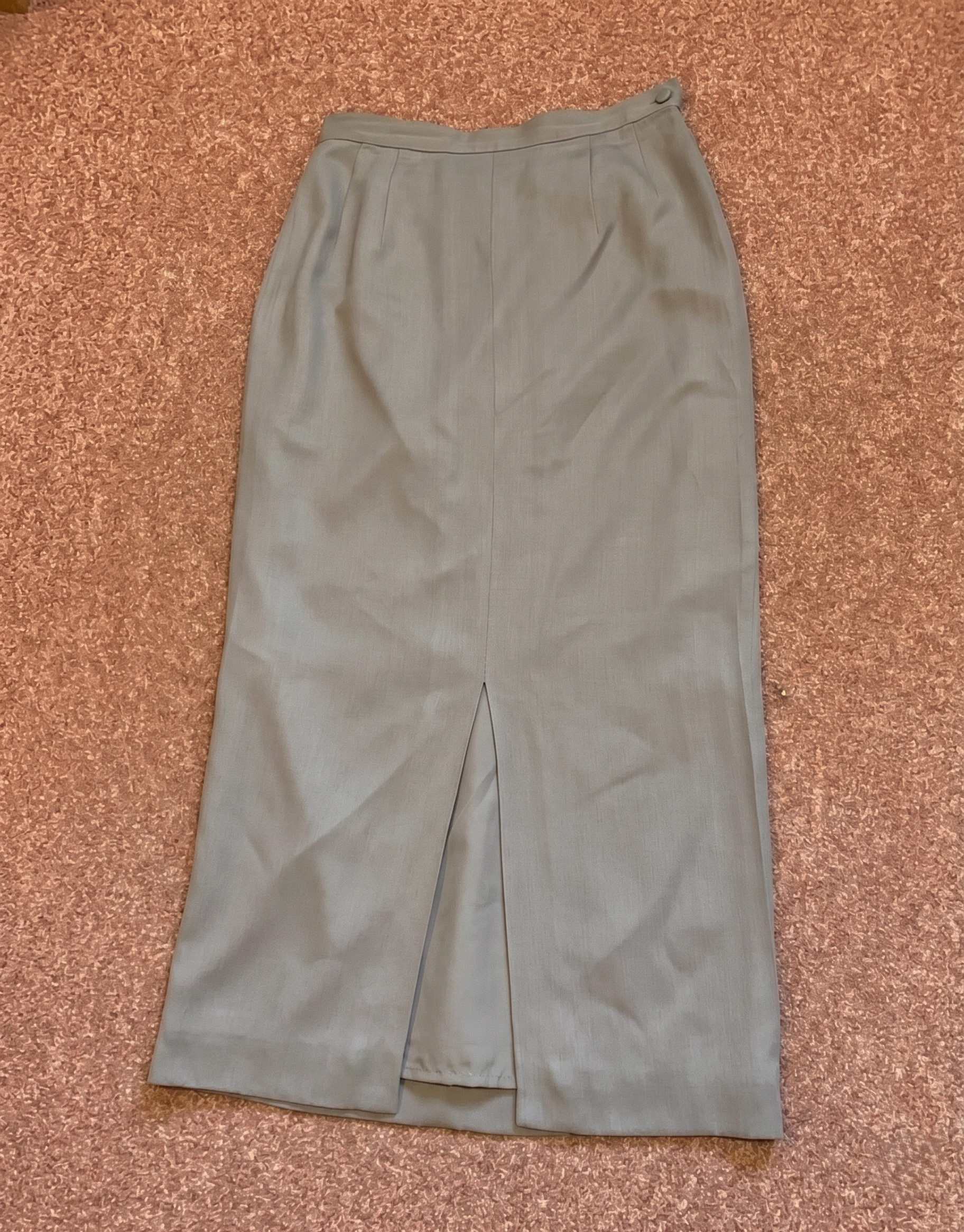 Country Casuals Light Grey Midi Pencil Skirt UK 10