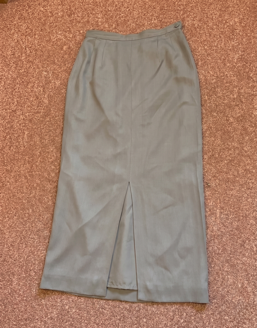 Country Casuals Light Grey Midi Pencil Skirt UK 10