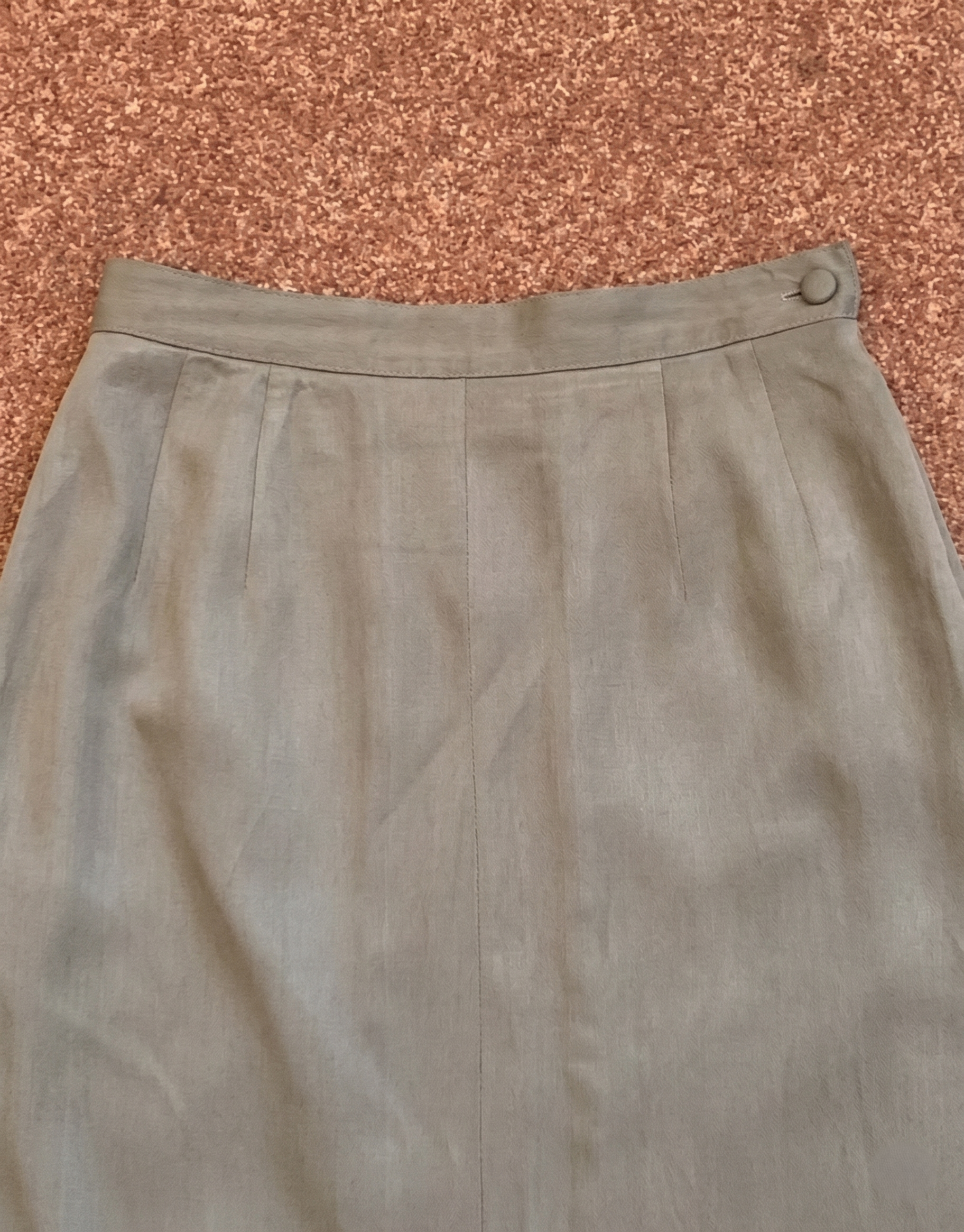 Country Casuals Light Grey Midi Pencil Skirt UK 10