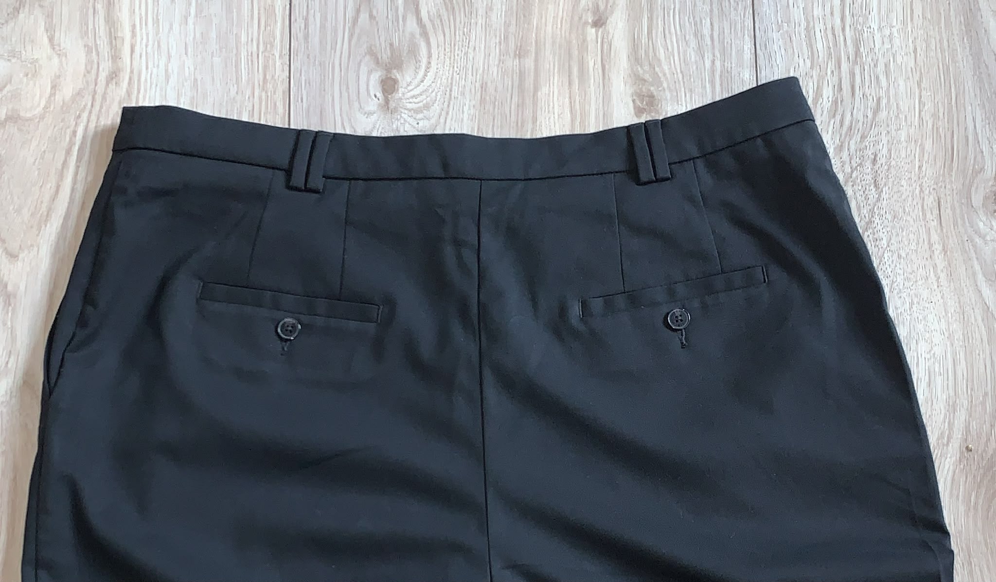Next Black Bootcut Work Trousers UK 18 Regular